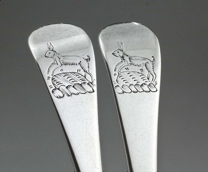 Cape Silver Tablespoons (Pair) - Johannes Combrink